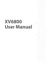 HTC XV6800 ユーザーズマニュアル