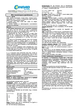 Conrad Mini Central Alarm System PCB Board, Kit 12 - 15 Vdc 190756 Data Sheet