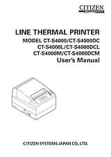 Citizen CT-S4000DCL User Manual