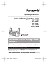 Panasonic KXTGF375 Mode D’Emploi