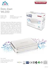 Sitecom Wireless Media Router 300N WL-350 Folheto