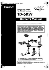 Roland V-Tour TD-6KW Manuale Utente
