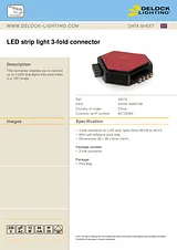 DeLOCK LED strip light 3-fold connector 46276 Data Sheet