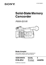 Sony PMW-EX1R User Manual