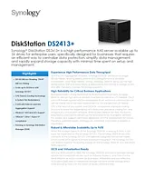 Synology DS2413+ DS2413P 사용자 설명서