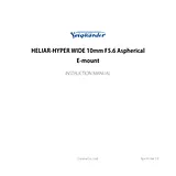 Voigtländer Hyper Wide-Heliar 10 mm f/ 5.6 Aspherical Lens Parts Catalog