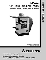 Delta 34-814 Benutzerhandbuch