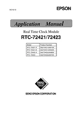 Epson RTC-72423 Manual Do Utilizador