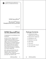 Motorola S705 Справочник Пользователя