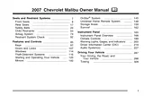 Chevrolet 2007 malibu Manual De Usuario