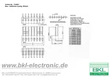 Bkl Electronic 72646 Angled Multi-pin Connector Grid pitch: 2.54 mm Number of pins: 5 Nominal current: 2 A 72646 Hoja De Datos