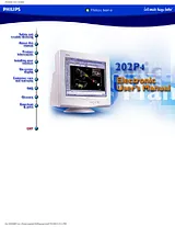 Philips 202P4 Справочник Пользователя