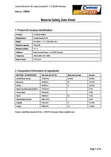 Conrad Energy LiPo Rechargeable battery 11.1 V/ () /XH 239034 Data Sheet