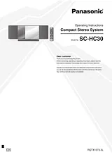 Panasonic SC-HC30 Справочник Пользователя