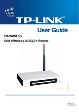 TP-LINK TDW8910g User Manual