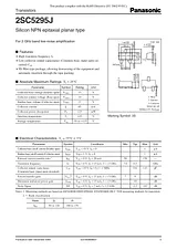 Panasonic 2SC5295J User Manual