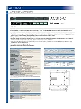 Yamaha ACU16-C Data Sheet