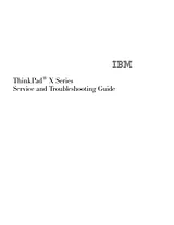 IBM X20 부록 매뉴얼