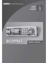 Uniden BCD996T 사용자 설명서