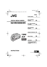 JVC GZ-MC500 지침 매뉴얼