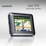 Garmin gps kit nuvi 510 사용자 설명서