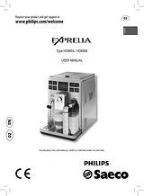Saeco Super-automatic espresso machine HD8856/03 HD8856/03 ユーザーズマニュアル