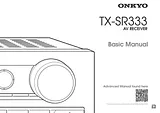 ONKYO TX-SR333 TX-SR333/B 데이터 시트
