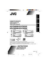 JVC KS-FX834R 사용자 설명서