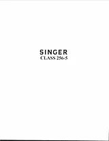 SINGER 256-5 Manual Do Utilizador