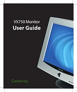 Gateway VX750 Справочник Пользователя