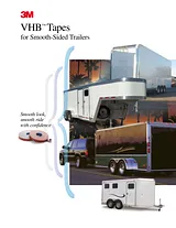 3M vhb commercial vehicle tapes smooth trailers brochure Manuel D’Utilisation