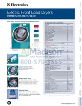 Electrolux EWMED70JIW Specification Guide