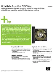 MHP DVD940E Data Sheet
