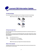 Lexmark Z65 Manual Suplementar