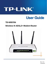 TP-LINK TD-W8970N 사용자 설명서