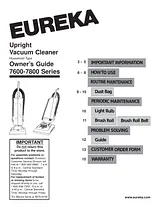 Eureka 7600 Manual Do Utilizador
