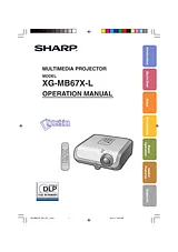 Sharp XG-MB67X-L ユーザーズマニュアル