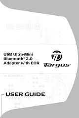 Targus Mini Bluetooth 2.0 Adapter with DER Справочник Пользователя