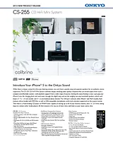 ONKYO CS-255 Produktdatenblatt