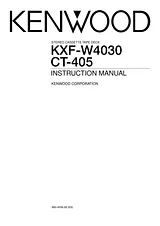 Kenwood KXF-W4030 用户手册