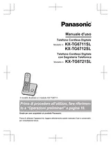 Panasonic KXTG6721SL Mode D’Emploi