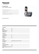 Panasonic KX-TG6511 KX-TG6511GB User Manual