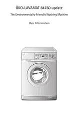 AEG oko-lavamat 84760 Manual De Usuario