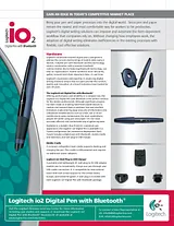 Logitech io2 Pen with Bluetooth Commercial 5-pack 965150-0000 Manuel D’Utilisation