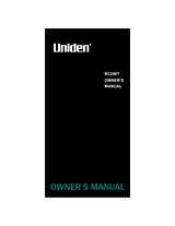 Uniden BC246T Manuel D’Utilisation