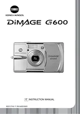 Konica Minolta DiMAGE G600 사용자 설명서