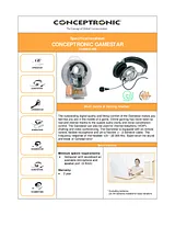 Conceptronic Multi media & Gaming headset C08-040 전단