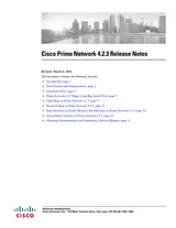 Cisco Cisco Prime Network 4.2 릴리즈 노트