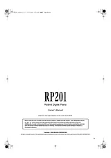 Roland RP201 사용자 설명서