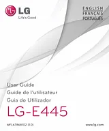 LG LGE445 Manuel Du Propriétaire